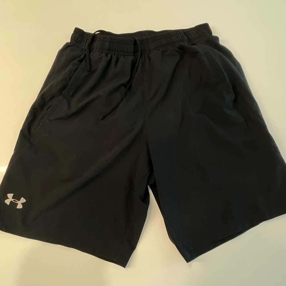 Under Armour black athletic shorts